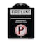 Signmission Fire Lane Emergency Vehicles W/ No Parking Heavy-Gauge Aluminum Sign, 24" x 18", BS-1824-24015 A-DES-BS-1824-24015 - alternate 1